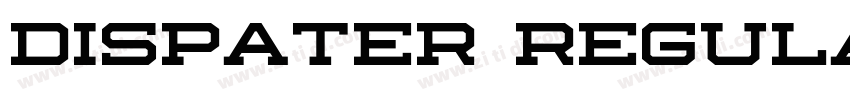 DISPATER Regular字体转换
